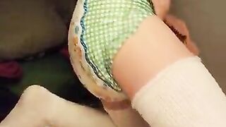 Diaper boy messing - video 2