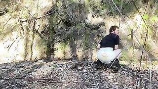 Diaper boy in public and changing.