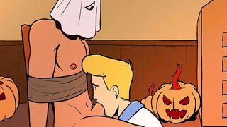 Freddy sucks then gets fucked by Latin Ghost