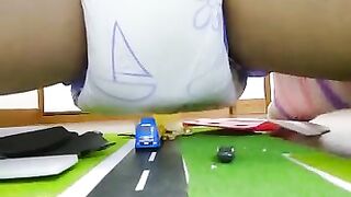 Attack of the giant diaper boy