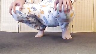 Naughty diaper boy