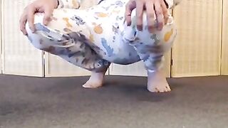 Naughty diaper boy
