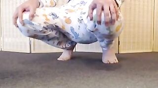 Naughty diaper boy