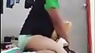 Diaper boy humps his diaper and makes stickies