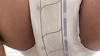 cute abdl boy wetting his diaper