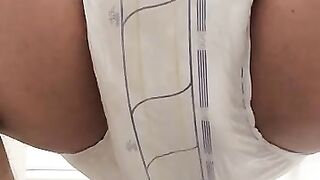 cute abdl boy wetting his diaper