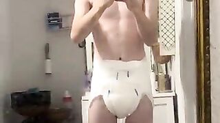 Diaper morning boy