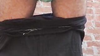 Egyptian boy diaper poop in public
