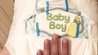 Baby Boy Diaper Check