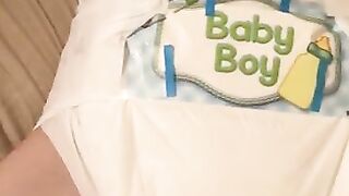 Baby Boy Diaper Check