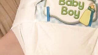 Baby Boy Diaper Check