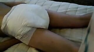 Humping and cumming in my diaper
