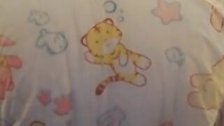 Making a big splash in my diaper!