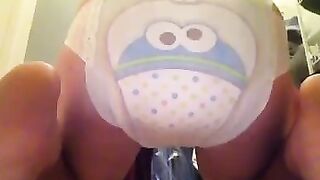 Fit Boy Using Diaper