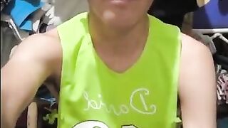 Baby boy exposes himself