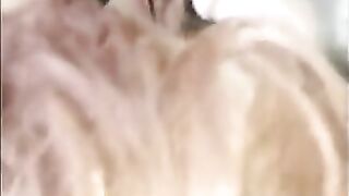Crossdresser Sucks a Fat White Cock