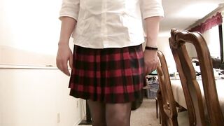 Locked Up in My New Stainless Steel Chastity Belt