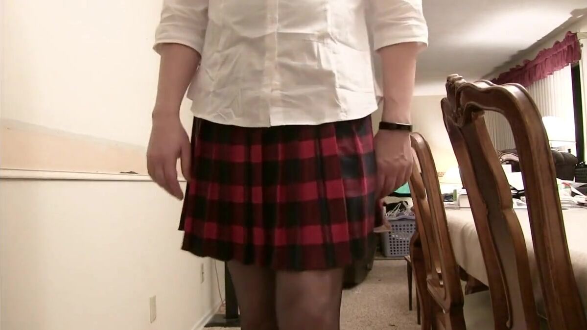 Locked Up in My New Stainless Steel Chastity Belt