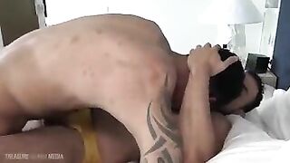 Hairy latino fucked & bred