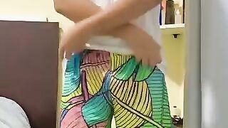 horny latino faggot strips down, spreads his ass 3434