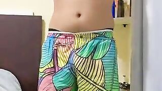 horny latino faggot strips down, spreads his ass 3434