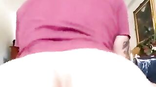 Hairy Latino throwing that ass back