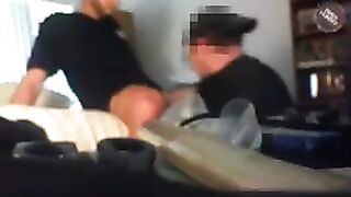 Str8 DL latino w/ Huge cock gets head and ass ate