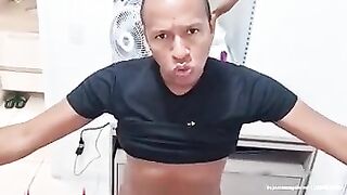 sexy latino fag takes monster cock up his ass