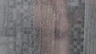 latino grampa fucked up the ass in the shower