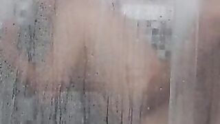 latino grampa fucked up the ass in the shower
