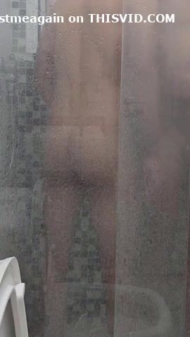 latino grampa fucked up the ass in the shower