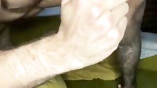 Hot latino playing with his hairy ass