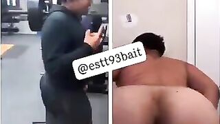 Straight latino bait shakes his ass