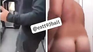 Straight latino bait shakes his ass