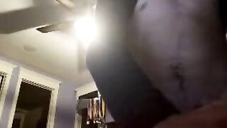 Cute young latino with huge hairy ass