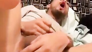 latino boy put 2 dildo in his ass
