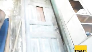 Big-Cock Daddy Plays Alone Outside