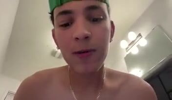 Young Latino Fucking his Ass with Dildo till Cum