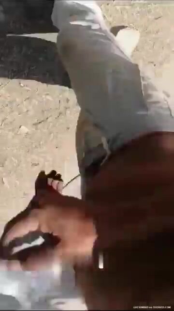 macho latino trade fucks fag up the ass