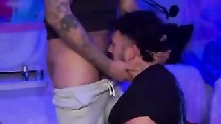 thick bearded latino fag fucked up the ass