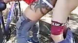 sub fag fucked up the ass by macho latino top