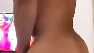 Bubble butt Latino dances
