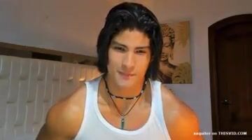 Beautiful man shows ass