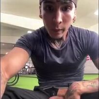 Flashing ass and dick at the gym