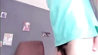 Roundy Hairy ass slim latino man