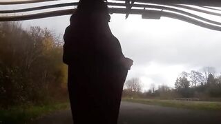 Crossdresser Outdoor Masturbation Adventure