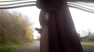Crossdresser Outdoor Masturbation Adventure