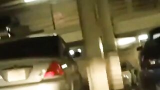Big-Cocked Man Strokes in Car While Watching Porn