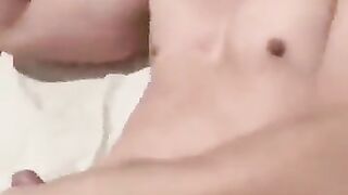 Beefy Latino stud gets his cock played with