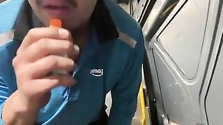 Straight Arizona Latino Delivery Guy Chuck 1